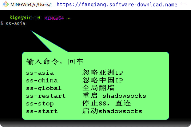 Git Bash for Windows里执行命令